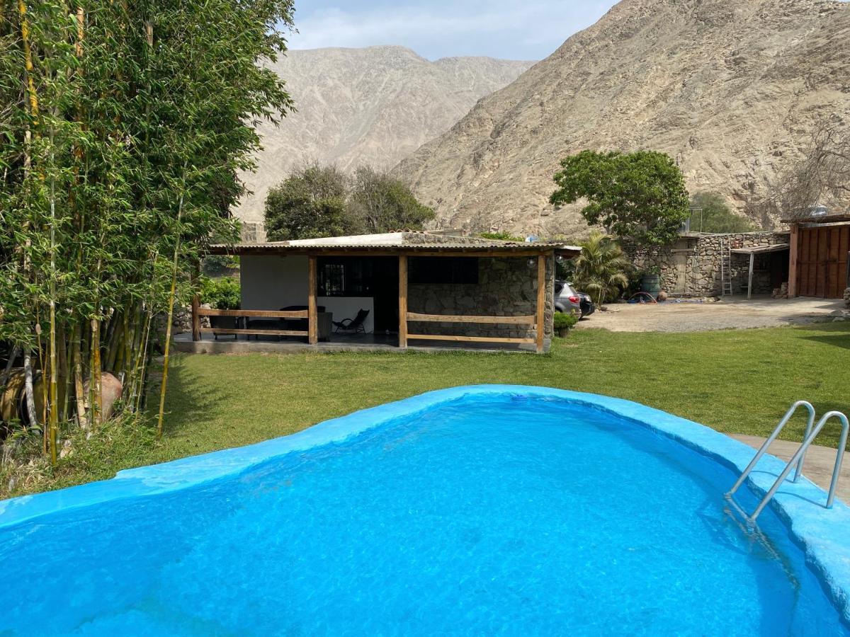 Las Cabanas De Incahuasi Lunahuana Ngoại thất bức ảnh